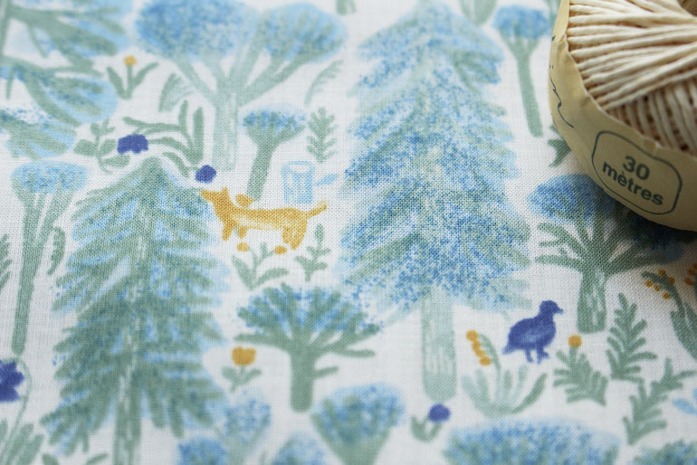 Jcパステルの森<br>白×青